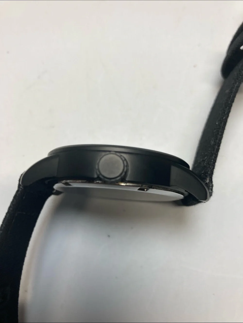 Citizen E101-S064783, eco drive, Blacked out Dial, Black Barton Canvas Strap